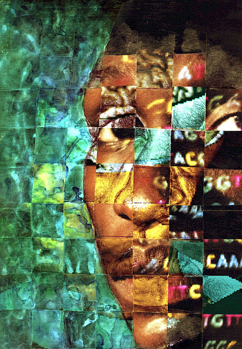 Best in Class: Jax N., "Untitled," mixed media, 9 x 6 in., North Little Rock High School, Art Educator: Reagan Wentzel.