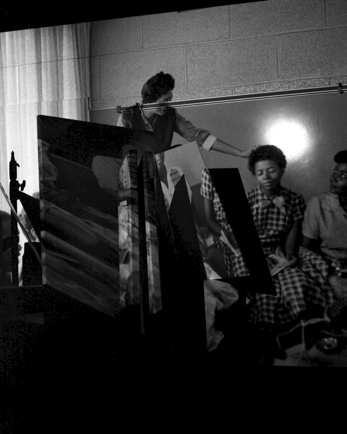 Aaron R. Turner, Shift: History at Play #2 from the series Black Alchemy Vol. 3, 2018, 40 in. x 30 in., archival silk print